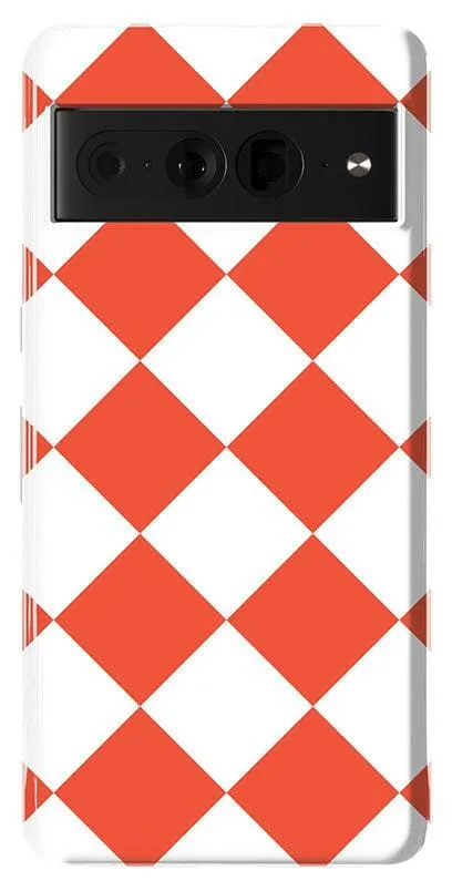 Red Checkerboard | High Contrast Design Case