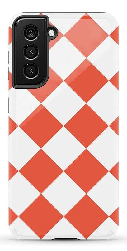 Red Checkerboard | High Contrast Design Case