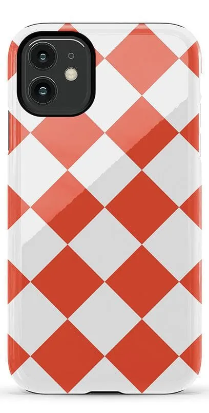 Red Checkerboard | High Contrast Design Case