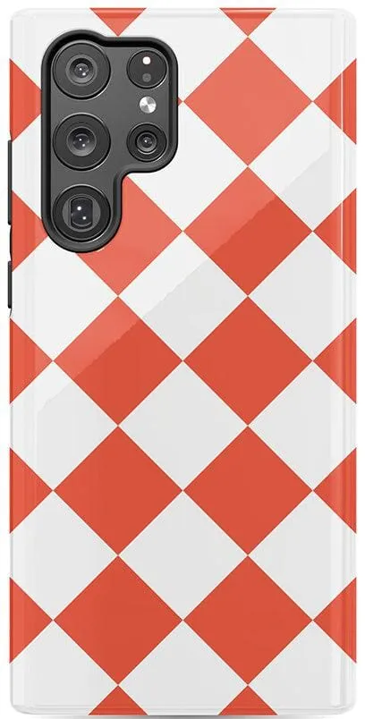 Red Checkerboard | High Contrast Design Case