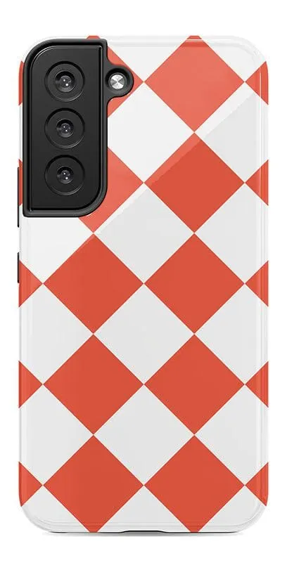 Red Checkerboard | High Contrast Design Case