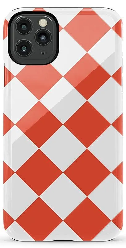 Red Checkerboard | High Contrast Design Case