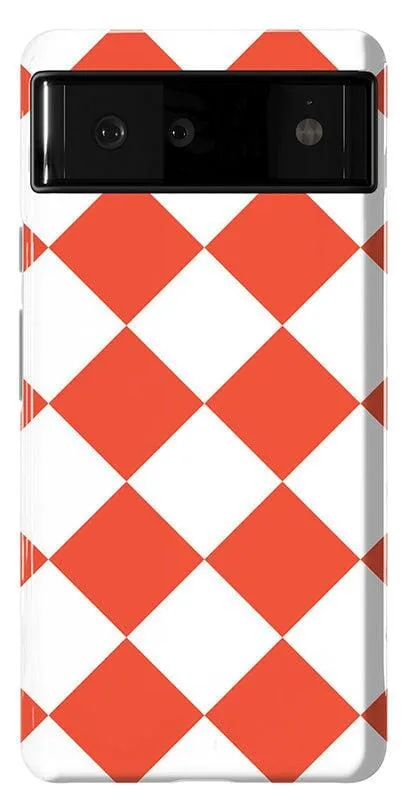 Red Checkerboard | High Contrast Design Case