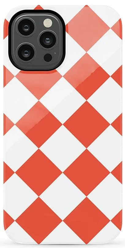 Red Checkerboard | High Contrast Design Case