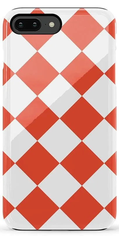 Red Checkerboard | High Contrast Design Case