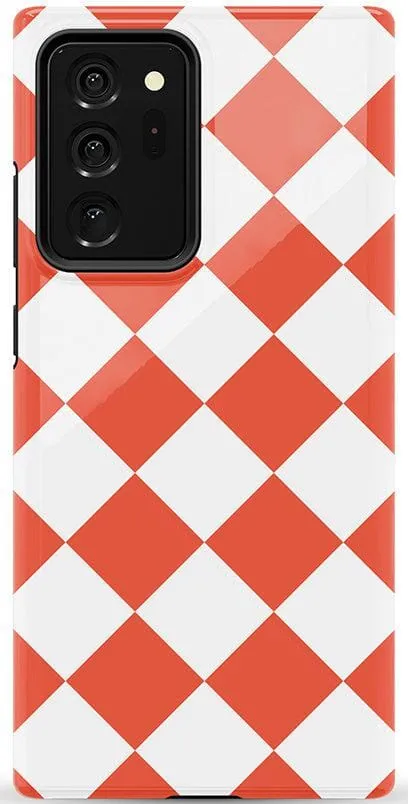 Red Checkerboard | High Contrast Design Case