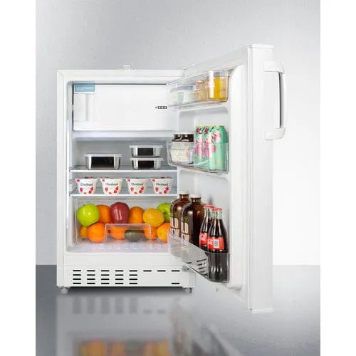 Summit 20" White Finish ADA Compliant Refrigerator-Freezer ALRF48