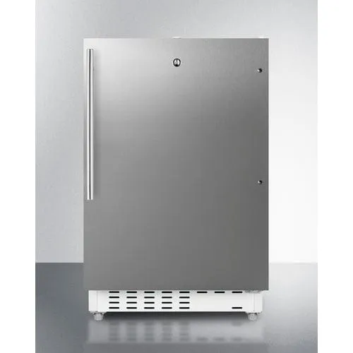 Summit 21" ADA Compliant Stainless Refrigerator-Freezer ALRF48SSHV