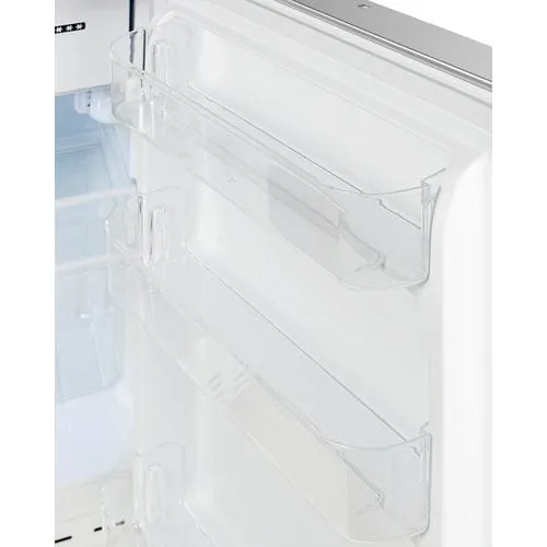 Summit 21" ADA Compliant Stainless Refrigerator-Freezer ALRF48SSHV