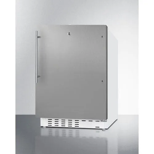 Summit 21" ADA Compliant Stainless Refrigerator-Freezer ALRF48SSHV