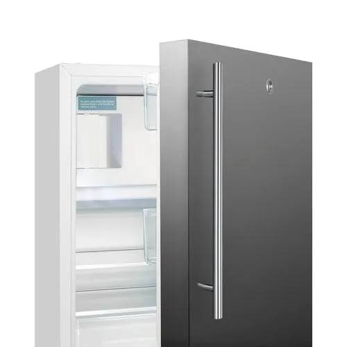 Summit 21" ADA Compliant Stainless Refrigerator-Freezer ALRF48SSHV