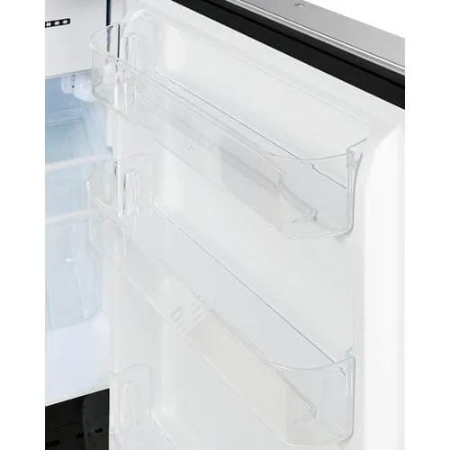 Summit 21" Built-In Refrigerator-Freezer ALRF49BSSHV