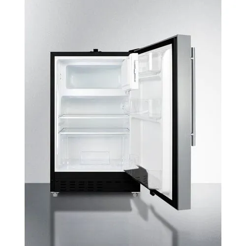 Summit 21" Built-In Refrigerator-Freezer ALRF49BSSHV