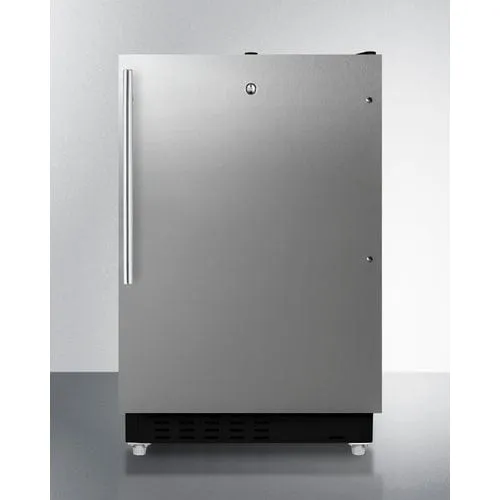 Summit 21" Built-In Refrigerator-Freezer ALRF49BSSHV