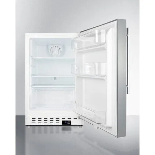 Summit 21" Stainless Steel Built-In All-Refrigerator ALR46WCSSHV