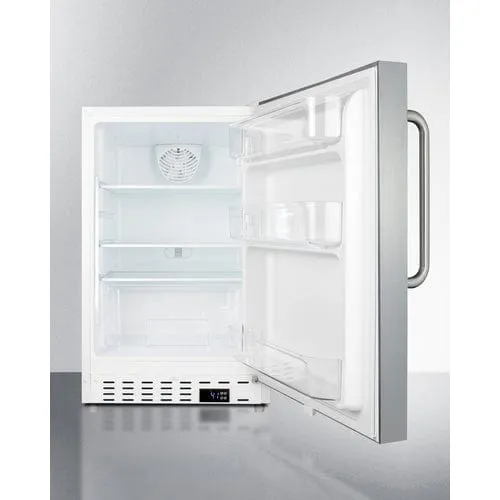 Summit 21" Stainless Steel Finish All-Refrigerator ALR46WCSS