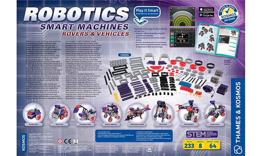 Thames and Kosmos Robotics Smart Machines Rovers and Vehicles