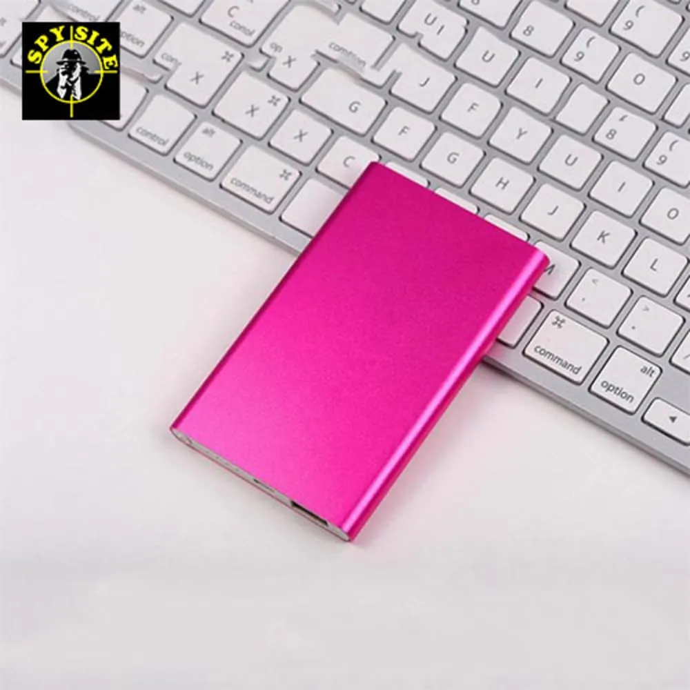 Ultra-thin Portable Slim Metal 10000mah USB Power Bank