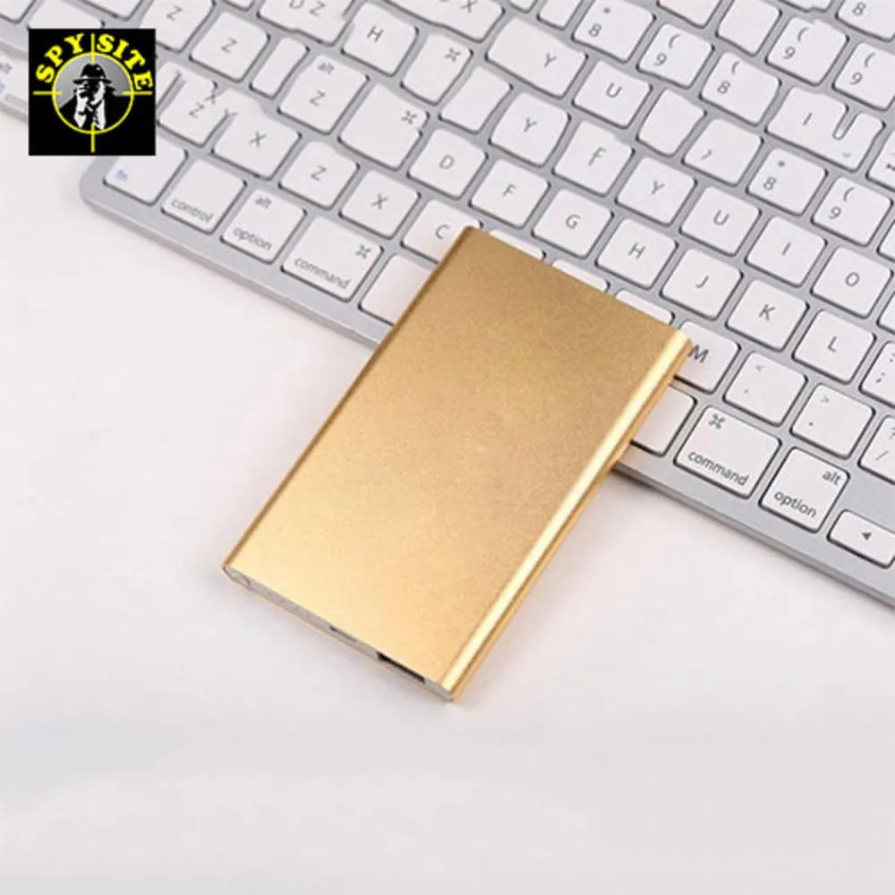 Ultra-thin Portable Slim Metal 10000mah USB Power Bank