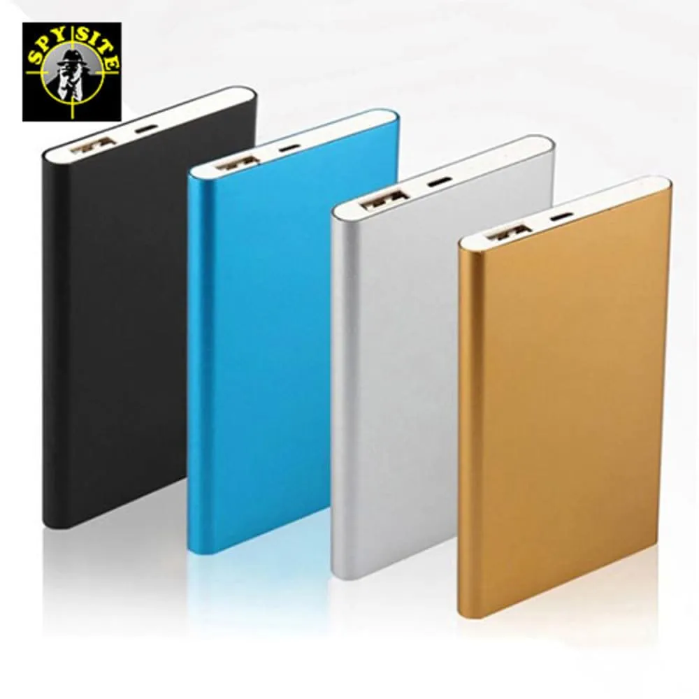 Ultra-thin Portable Slim Metal 10000mah USB Power Bank