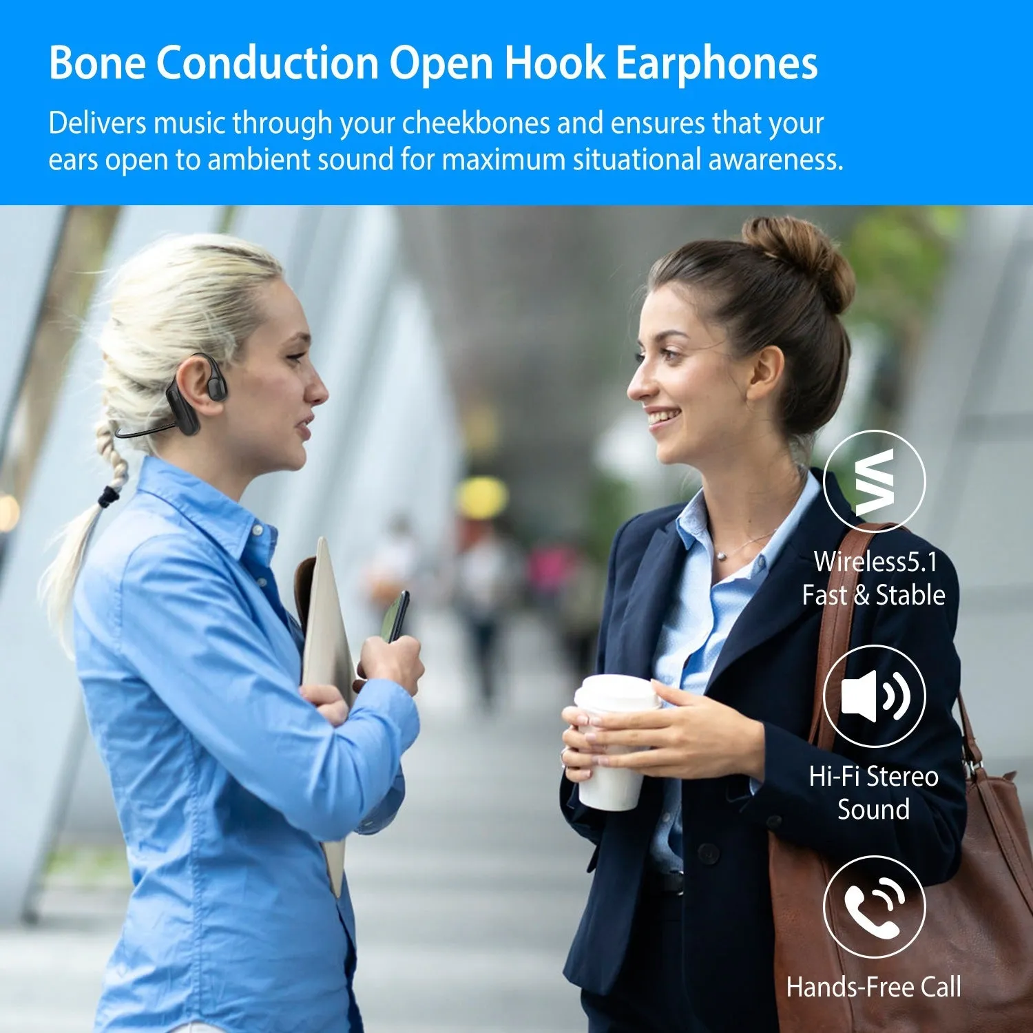 V5.1 Wireless Bone Conduction Headphone