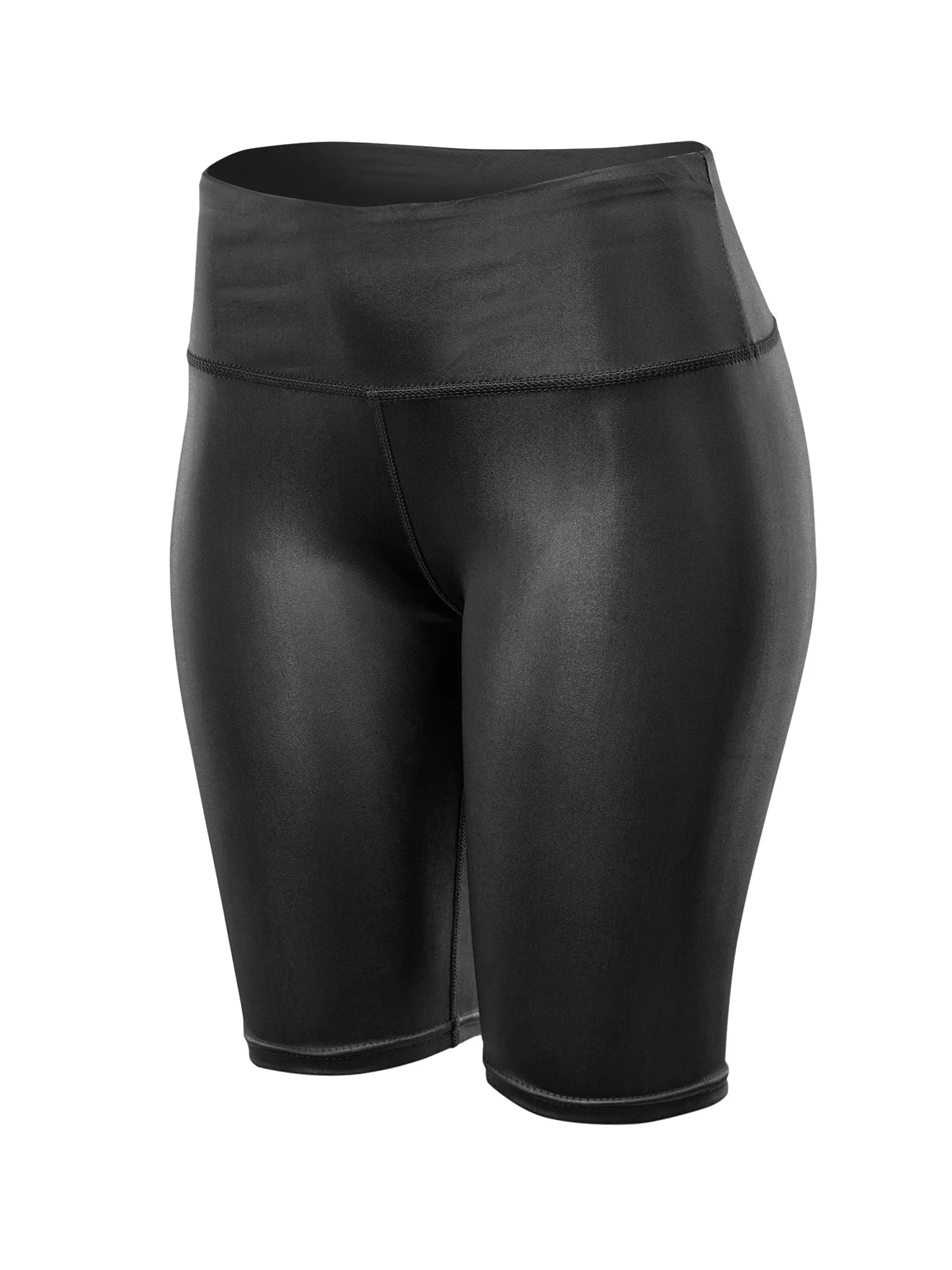 Women's Biker Workout Active Shorts Leggings (FWW1024)